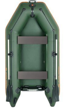 Bateau pneumatique &agrave; moteur vert Kolibri KM-280 (Kolibri KM-280), sans plancher Kolibri KM-280 green фото