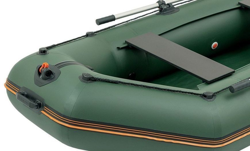 Bateau pneumatique &agrave; moteur vert Kolibri KM-300 (Kolibri KM-300), sans plancher Kolibri KM-300 green фото