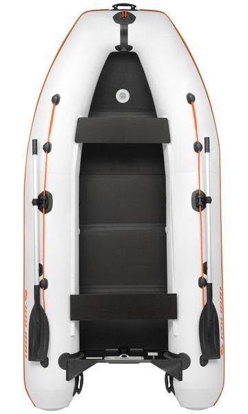 Kolibri KM-330DL (Kolibri KM-330DL) bateau pneumatique &agrave; quille motoris&eacute;e gris clair avec lattes repliables Kolibri KM-330DL light gray фото