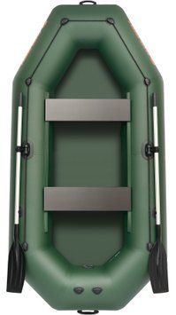 Kolibri K-280CT (Kolibri K-280CT) barque gonflable verte, sans pont Kolibri K-280CT green фото