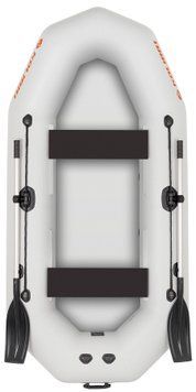 Kolibri K-270T (bateau &agrave; rames gonflable gris clair + matelas &agrave; lattes) Kolibri K-270T light gray коврик фото