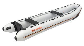 Cano&euml; gonflable Kolibri KM-390C sans pont, gris clair Kolibri KM-390C light gray фото