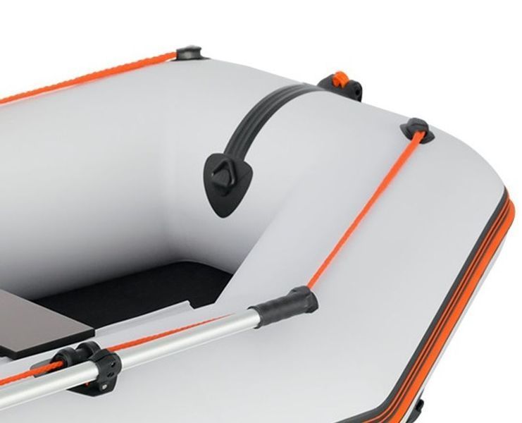 Chauvain gonflable &agrave; quille moteur Kolibri KM-360D (Kolibri KM-360D Profi) gris clair + housse en aluminium Kolibri KM-360D Профи light gray + алюминиевый ? фото