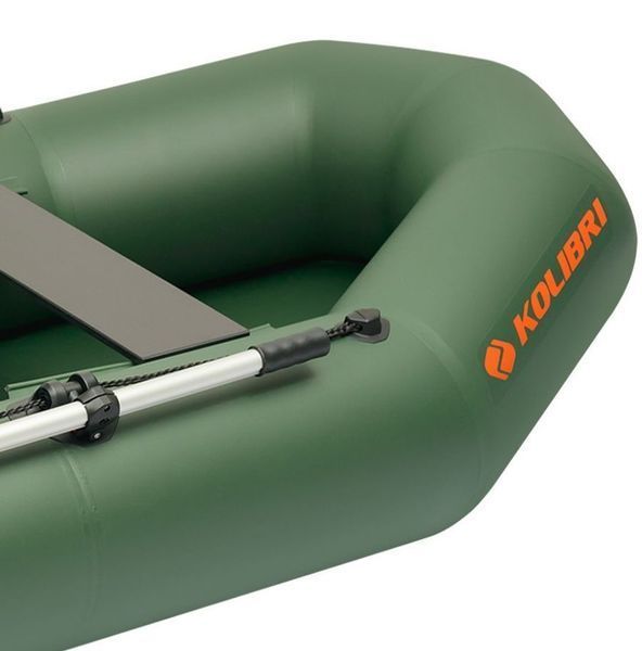 Bateau &agrave; rames gonflable vert Kolibri K-290T avec pont gonflable Kolibri K-290T green Air-Deck фото