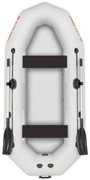 Kolibri K-290T (bateau &agrave; rames gonflable gris clair + Air-Deck) Kolibri K-290T light gray Air-Deck фото