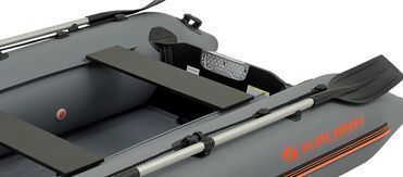 Bateau pneumatique &agrave; moteur Kolibri KM-280 (Kolibri KM-280) gris fonc&eacute;, sans plancher Kolibri KM-280 dark gray фото
