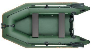 Bateau pneumatique &agrave; moteur vert Kolibri KM-300 avec tapis &agrave; lattes Kolibri KM-300 green коврик фото