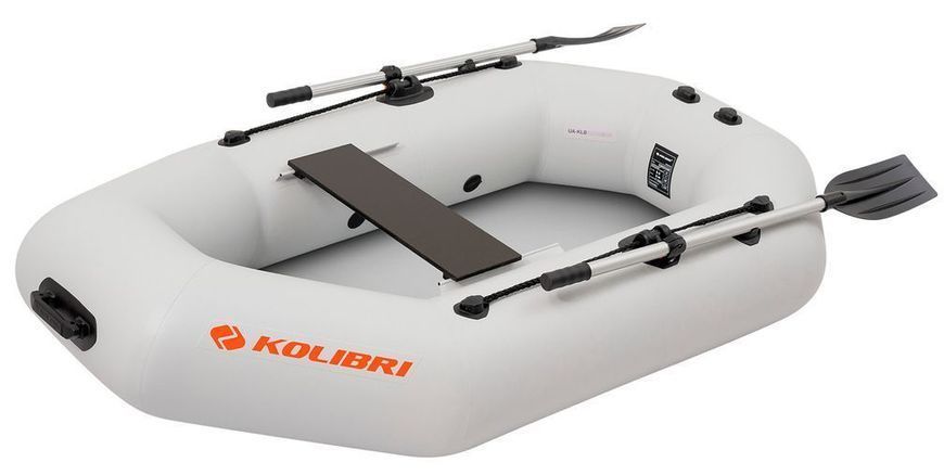 Kolibri K-220T (bateau &agrave; rames gonflable gris clair + matelas &agrave; lattes) Kolibri K-220T light gray коврик фото