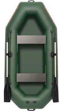 Bateau &agrave; rames gonflable vert Kolibri K-260T (Kolibri K-260T), sans plancher Kolibri K-260T green фото