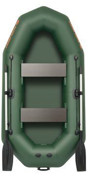 Bateau &agrave; rames gonflable vert Kolibri K-250T avec pont gonflable Kolibri K-250T green Air-Deck фото